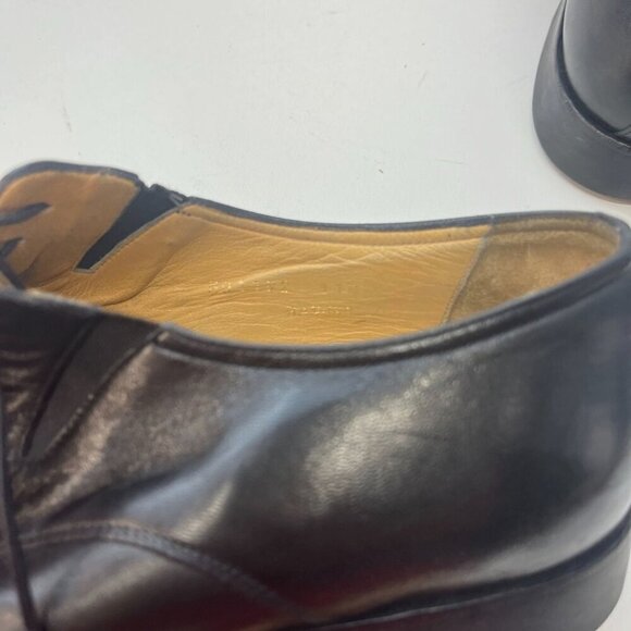 Bruno Magli Bishop Ranuncolo Lace Up Leather Loafer Men's 11.5M Black Color - Picture 12 of 12